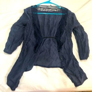 Navy Blue Light Cardigan